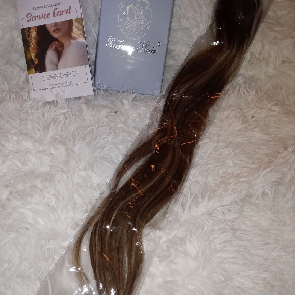 20 inch Halo human hair extension